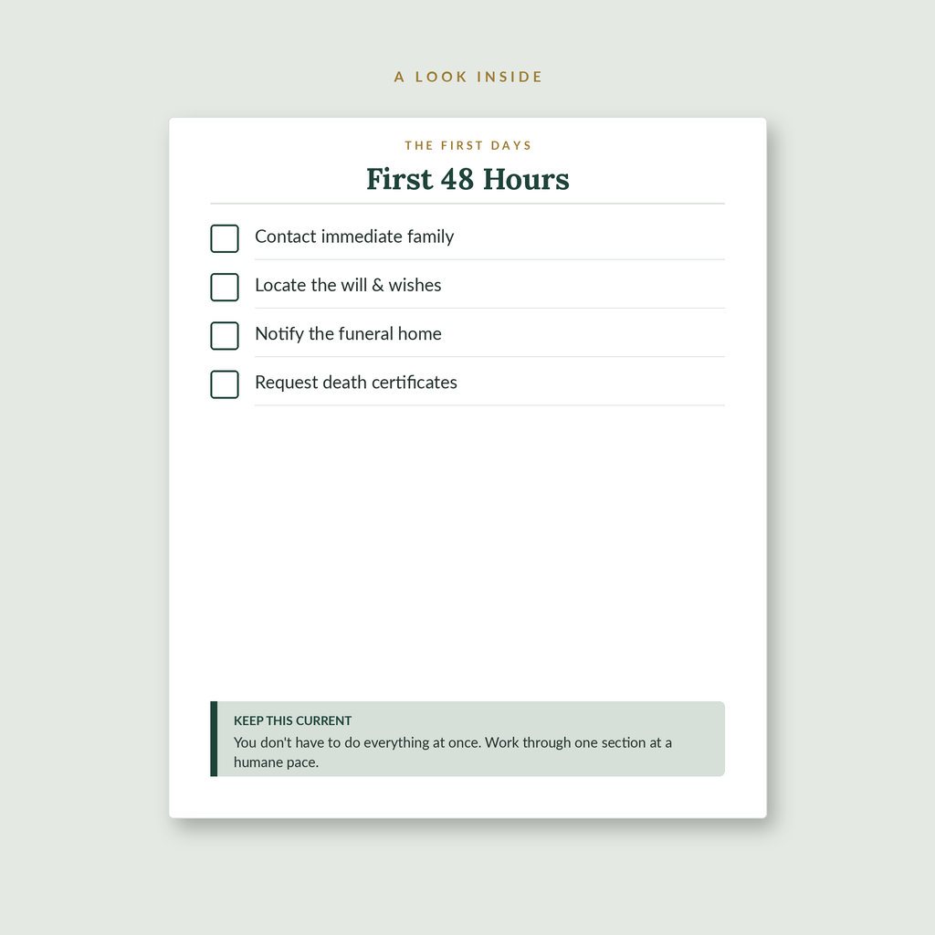 What To Do When a Parent Dies