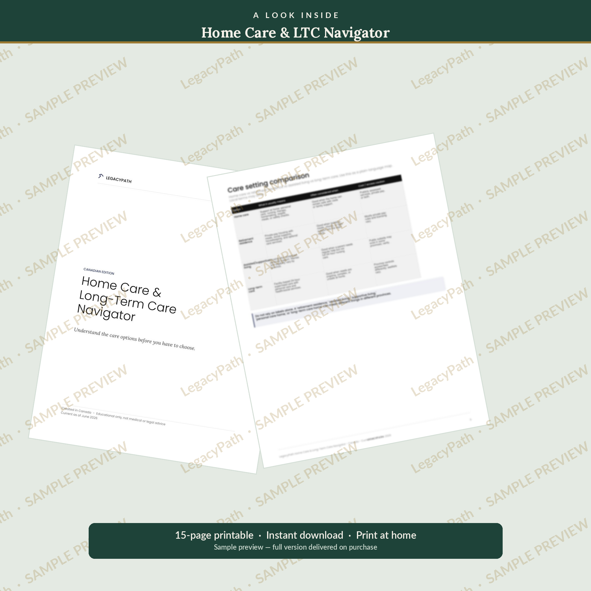 Home Care & Long-Term Care Navigator